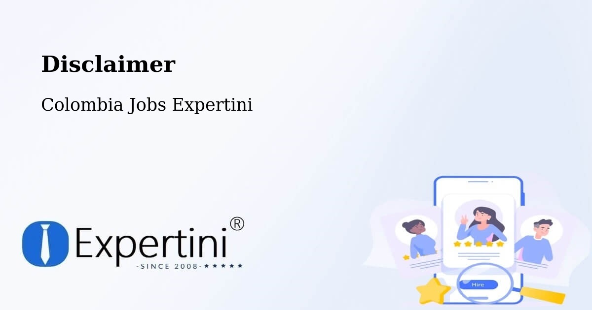 Disclaimer – Santa Marta - Colombia Jobs Expertini